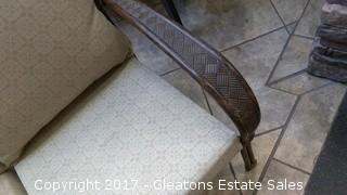 METAL OUTDOOR CHAIR/WITH CUSHION