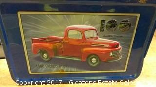 1948 PICKUP TRUCK KNIFE IN TIN BOX