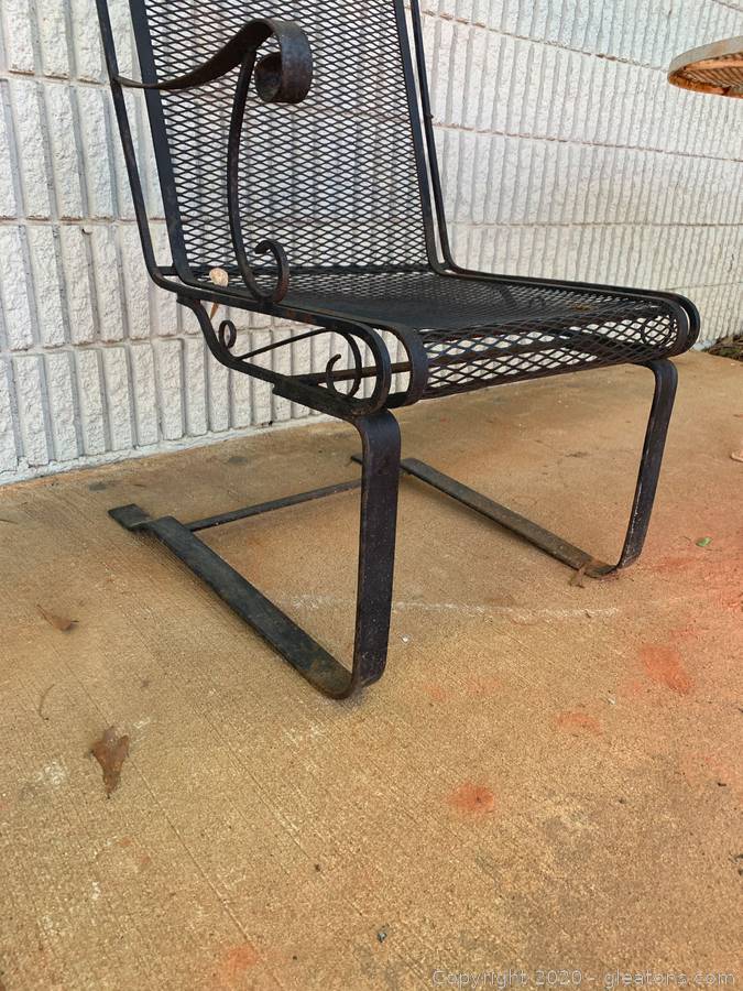 wrought iron bouncy chairs