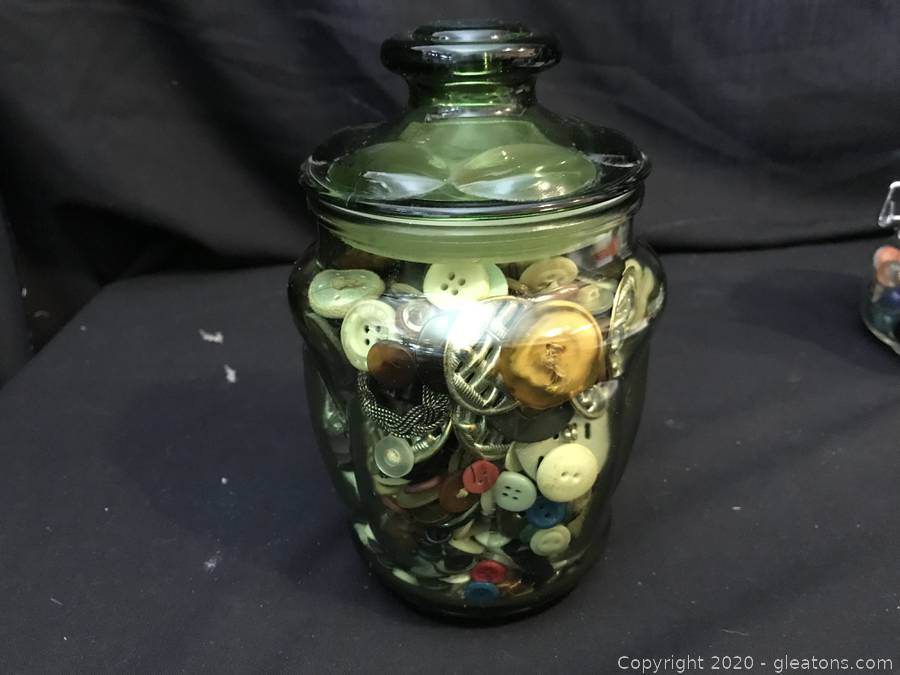 jar of buttons for sale