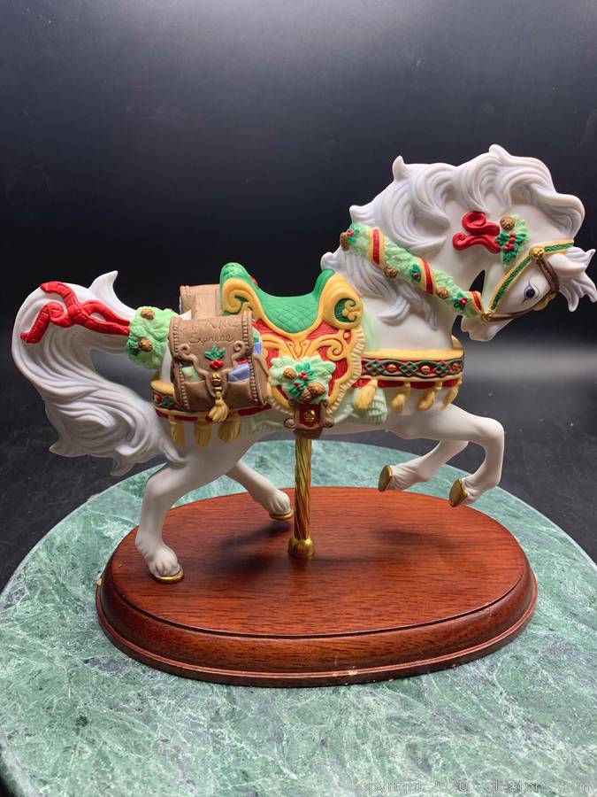 lenox christmas carousel horse