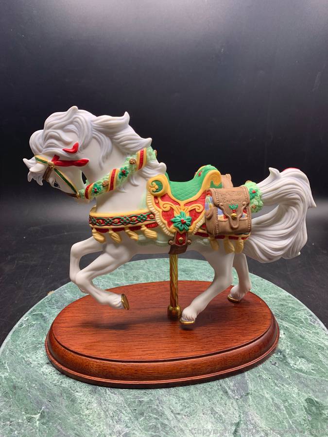 lenox christmas carousel horse