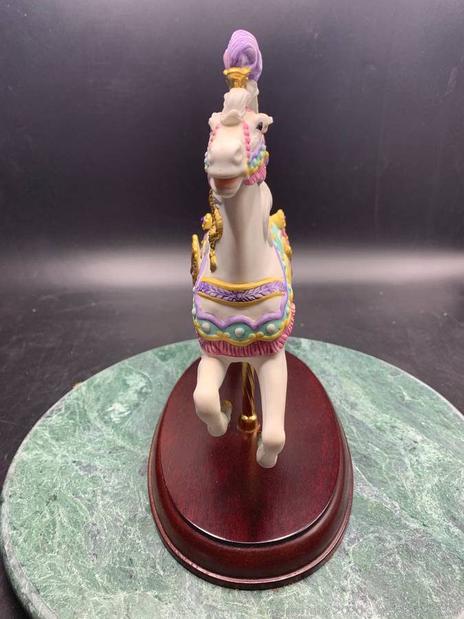 The 1990 Circus Charger Carousel Horse by Lenox Auction