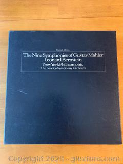 Limited Edition The Nine Symphonies of Gustav Mahler , Leonard Bornstein New York Phillarnonic The London Symphony Orchestra
