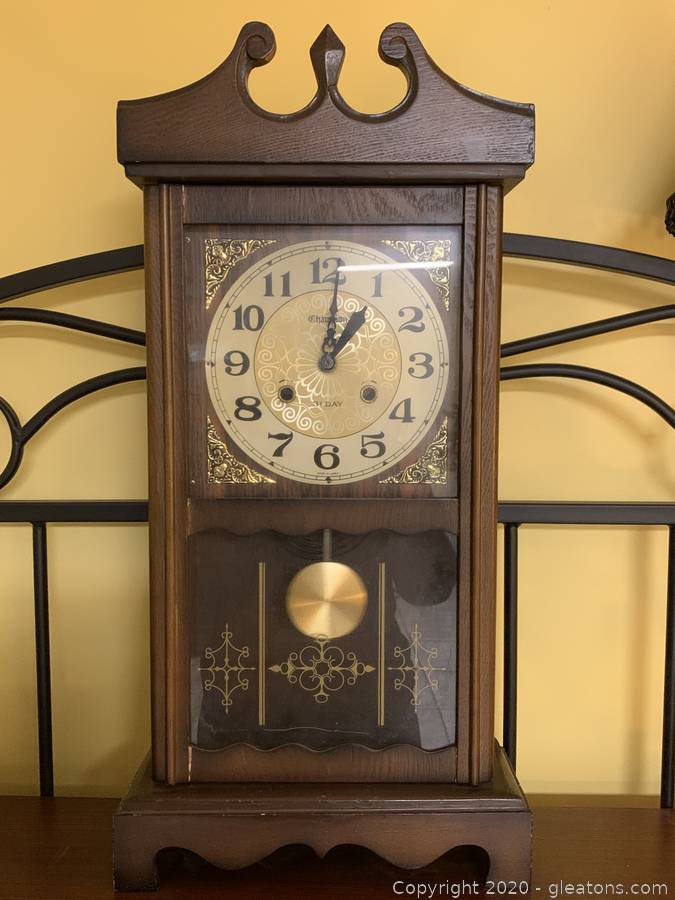 インテリア時計 CHAMPION vintage clock Champion 31 Day Winding Chiming Clock Auction | Gleaton's, Metro