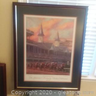 Special Edition Signed Poster of the Kentucky Derby “The Governor’s Kentucky Derby Celebration 2007”