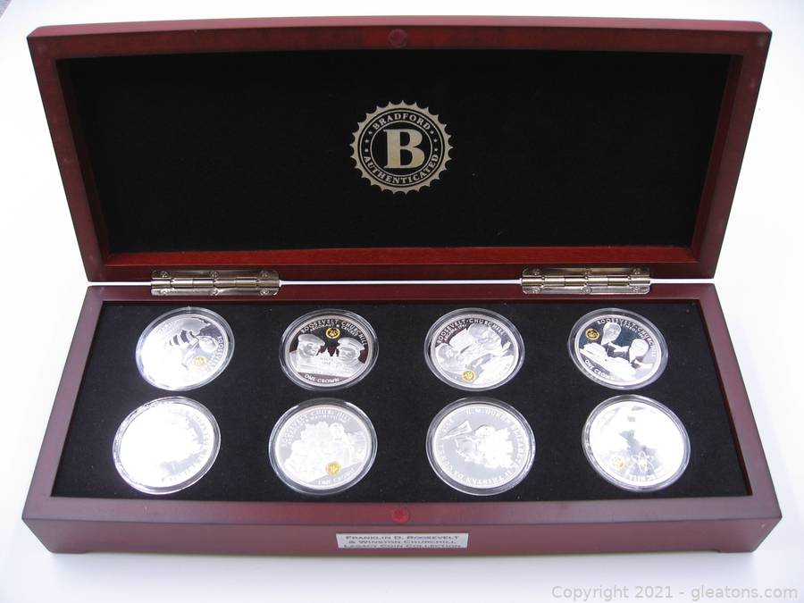 Franklin D. Roosevelt Winston Churchill Legacy Coin Collection