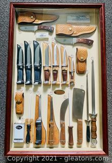 Innovative Auction, Liquidation & Estate Sales - Miracle Blade III  Perfection Series Knife Set - NM Auctions