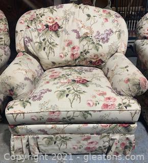 Floral Bouquet Chintz Chair 