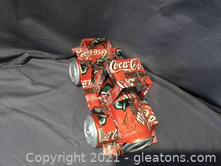AbReal work of Art! Coca Cola truck made from Coke Cans