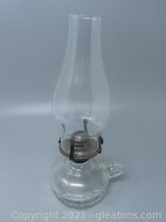 Chamber Stick Oil Lamp
