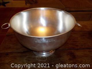 A Brassex French Champagne Bucket (Bowl-Shaped)
