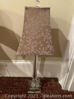 Elegant Glass Table Lamp 
