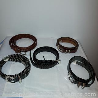 Nice Collection of Men’s Leather Belts