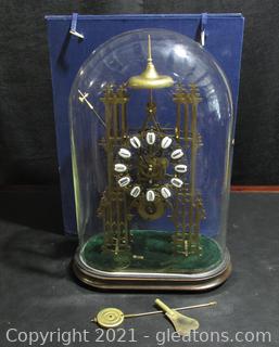 Architectural Chain Single Fusee Skeleton Clock    