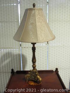 Nice Gilded Gold Table Lamp 