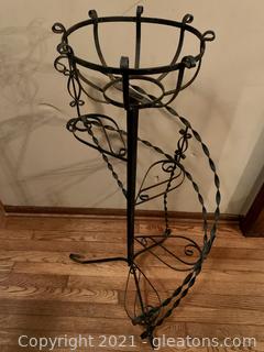Iron Spiral 5 Tier Plant Stand 