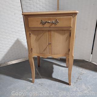 Charming French Provincial Night Stand/Side Table Purchased in 1948 From Rhodes Furniture (Goes with 2414,2415,2417)