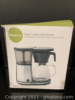 Bonavita 8 Cup Glass Coffee Maker W/Hot Plate 