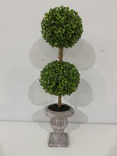 Artificial Grass Ball Topiary Tree 