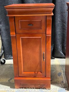 Cute Narrow Nightstand/Cabinet in Great Condition (A)