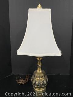 Gold Victorian Urn Style Lamp 