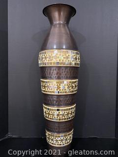 Portofino Home Mosaic Vase from India 