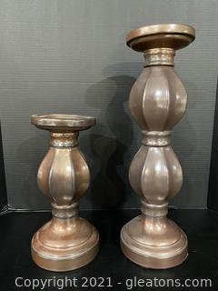 Candle Holder Set of Two 