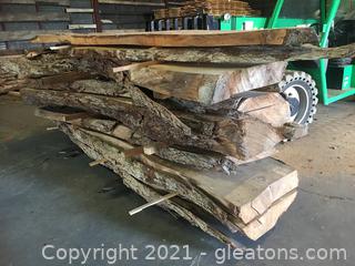 (8) Pecan Wood Slabs 
