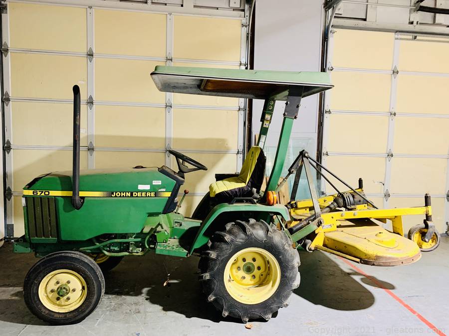 John deere best sale 260 finish mower