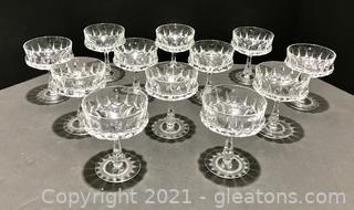 “Lady” Champagne/Tall Sherbet Glasses by Nachtmann (12 pc)