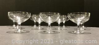 Crystal Champagne/Sherbet Glasses by Rosenthal (12 pc)