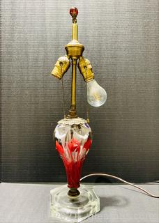 St. Clair 1950’s Glass Lamp 