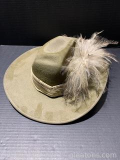 WWI Australian Light Horse Emu Feather Plume Hat 