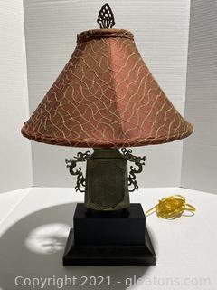 Vintage Oriental Style Table Lamp 