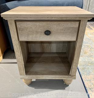Rustic Wood Grained Accent Table 