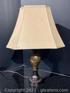 Vanessa Bronze/Brown Marble Table Lamp 