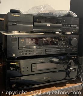 Pioneer Audio/Video Equipment (3pc) 