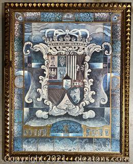Beautiful Heraldic Shield Print (A)