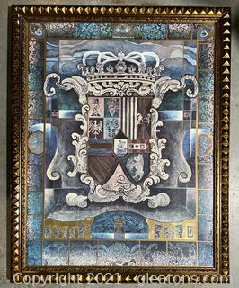 Beautiful Heraldic Shield Print (B) 
