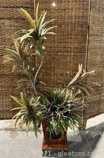 Nearly Natural Dracaena in a Antique Pot 