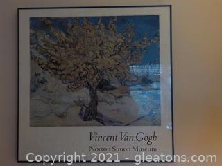 Vincent Van Gogh Print-Framed “The Mulberry Tree” 