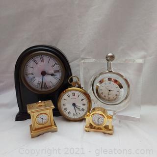 Eclectic Collection of Clocks – not Tested
