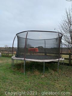 Trampoline with Net Enclosure