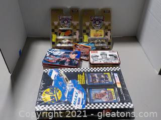 Varied Old-Time Nascar Collectables (6 Items) 