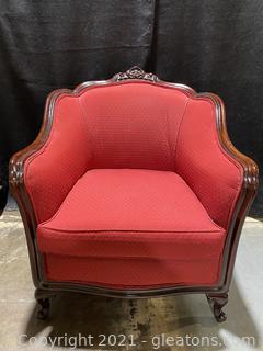 French Mahogany Arm Chair 