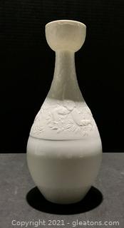 “Magic Flute” White Porcelain Vase by Rosenthal 