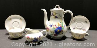 “Aelteste” Teapot and Accessories by Hutschenreuther (6 pc)