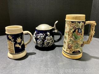 Collection of Themed Steins 