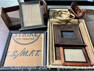 Vintage Frames and Such Lot 